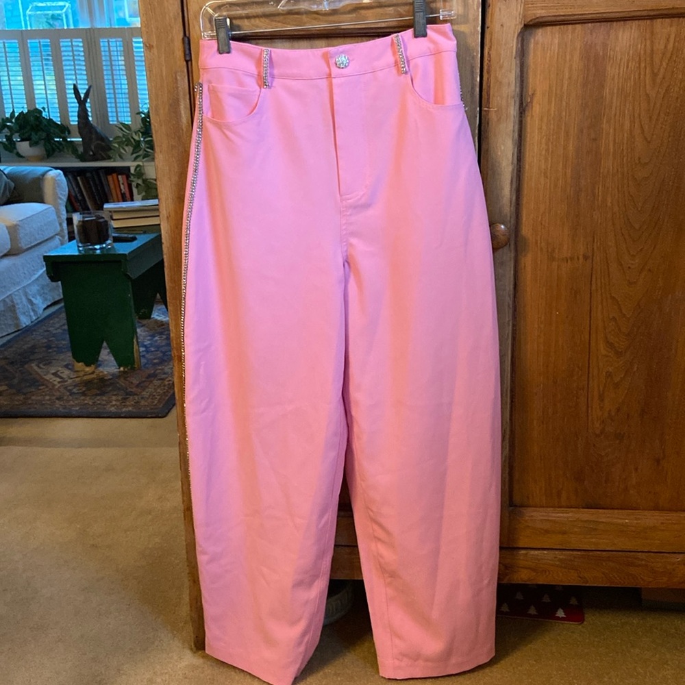 LPA/Revolve Rhinestone Trim Pants